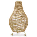 Rattan Table Lamps - Dark Brown