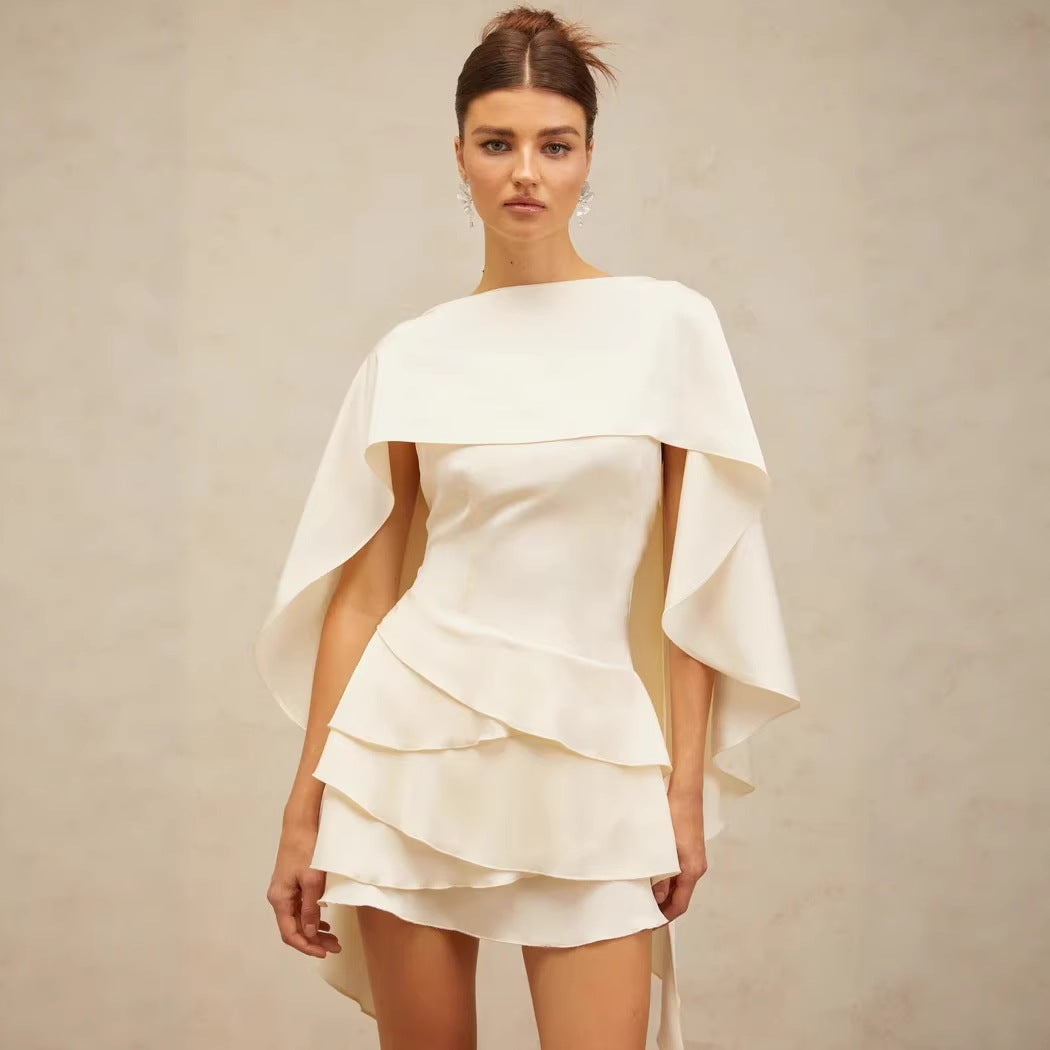 Backless Lace-Up Camisole Cloak Two-Piece Set