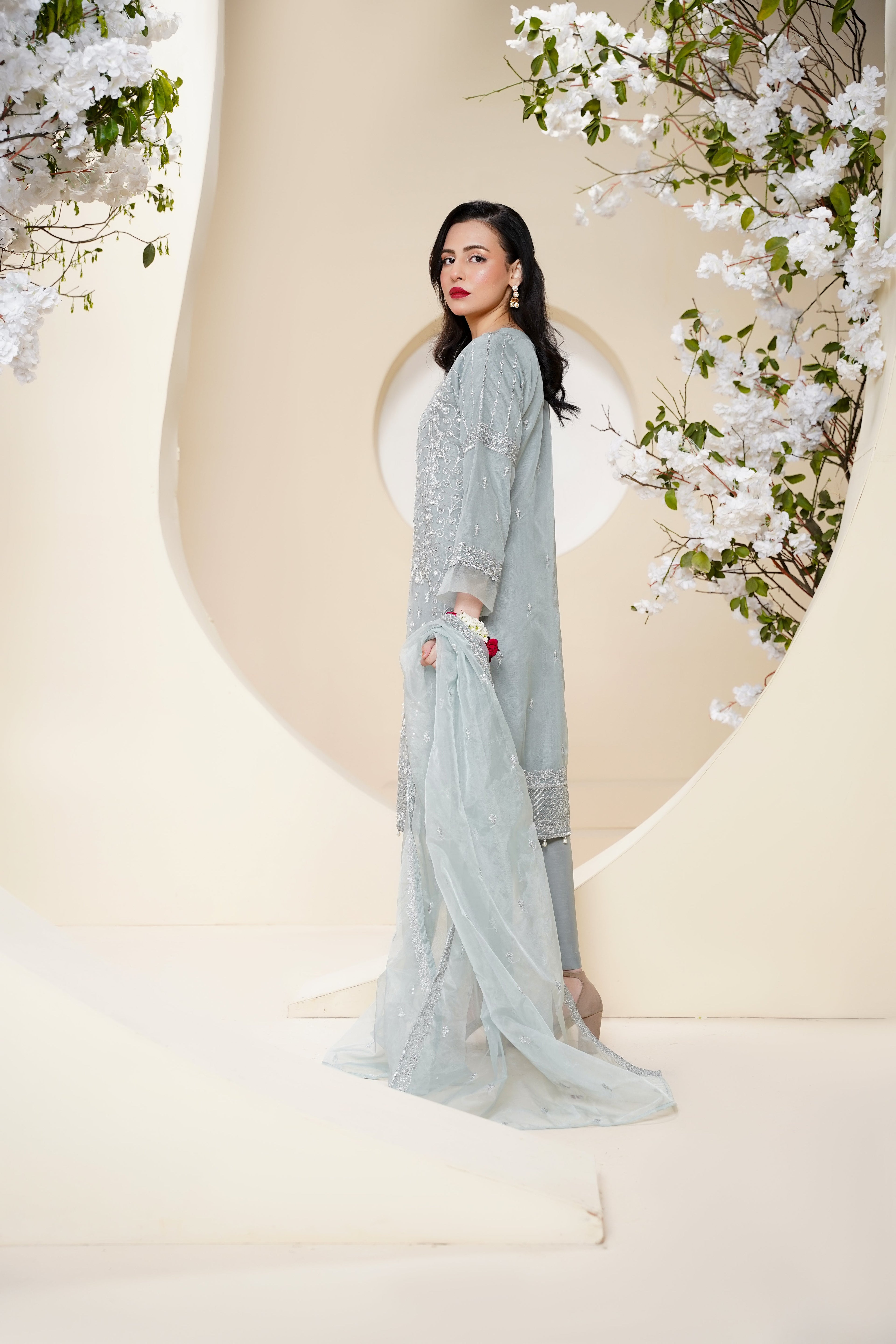Tehwar - Luxury Organza Outfit - Festive Collection