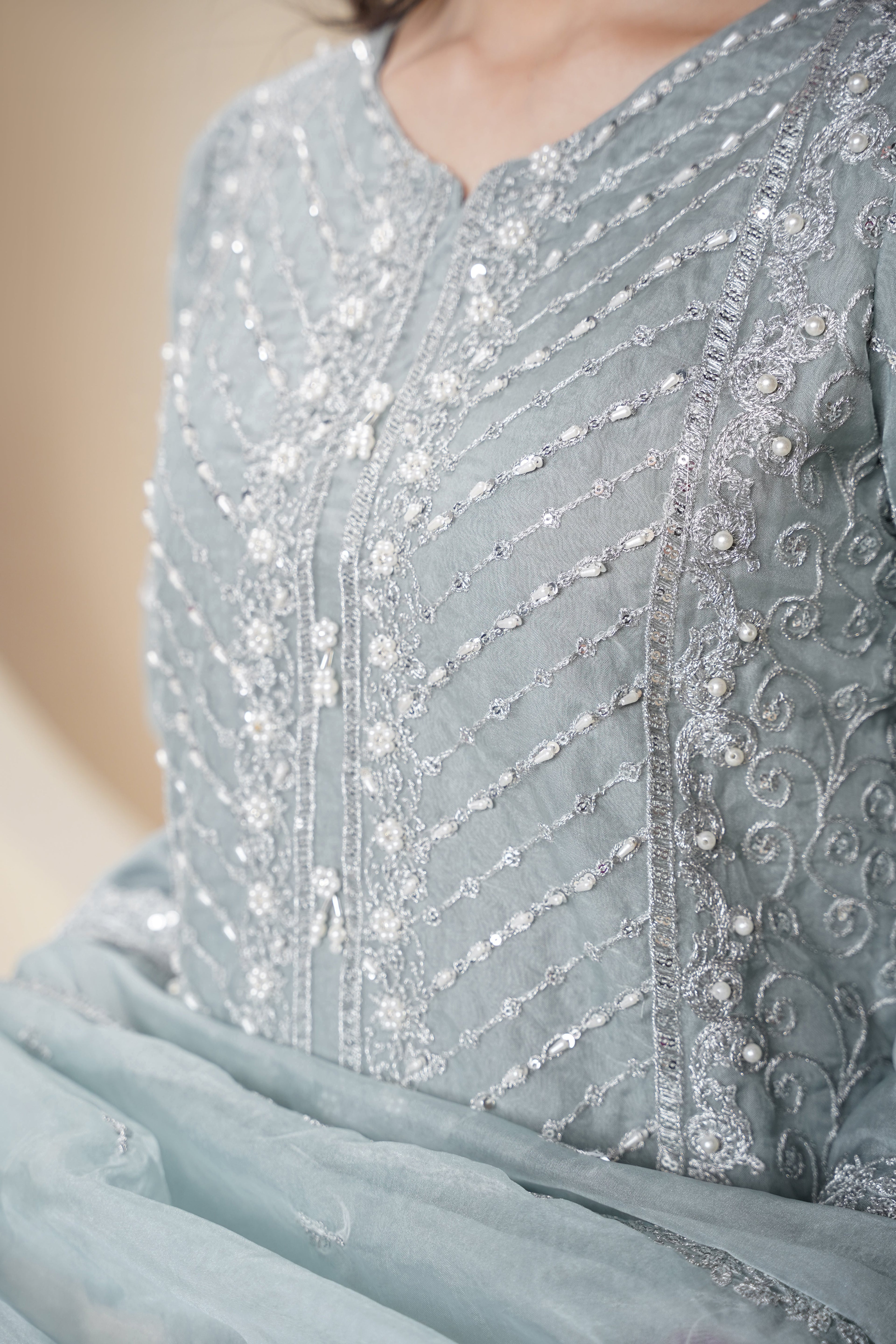 Tehwar - Luxury Organza Outfit - Festive Collection