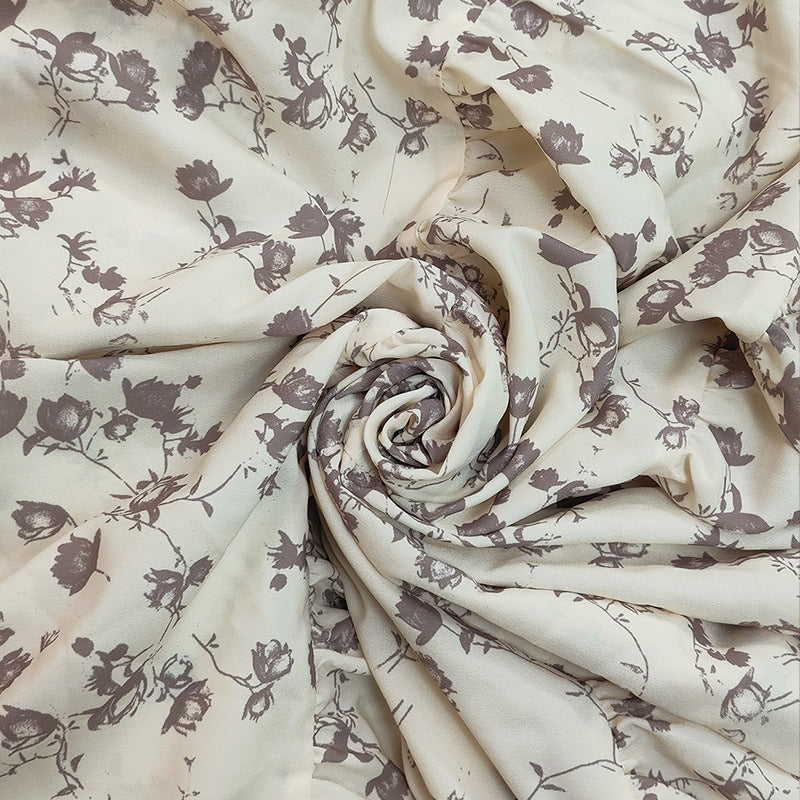 Spring Printed V-Neck Dress