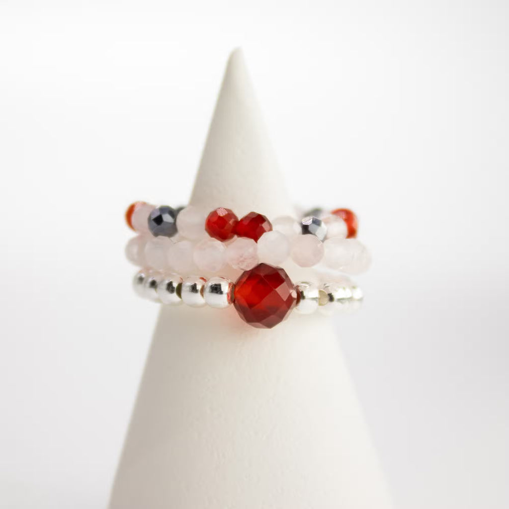 Nymph Spirit Gemstone Ring Set