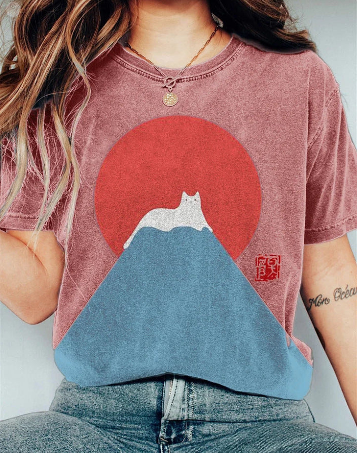 Women's Creative Design Casual Top With Print