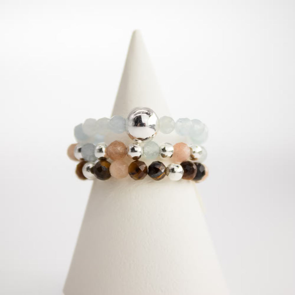 Nymph Spirit Gemstone Ring Set