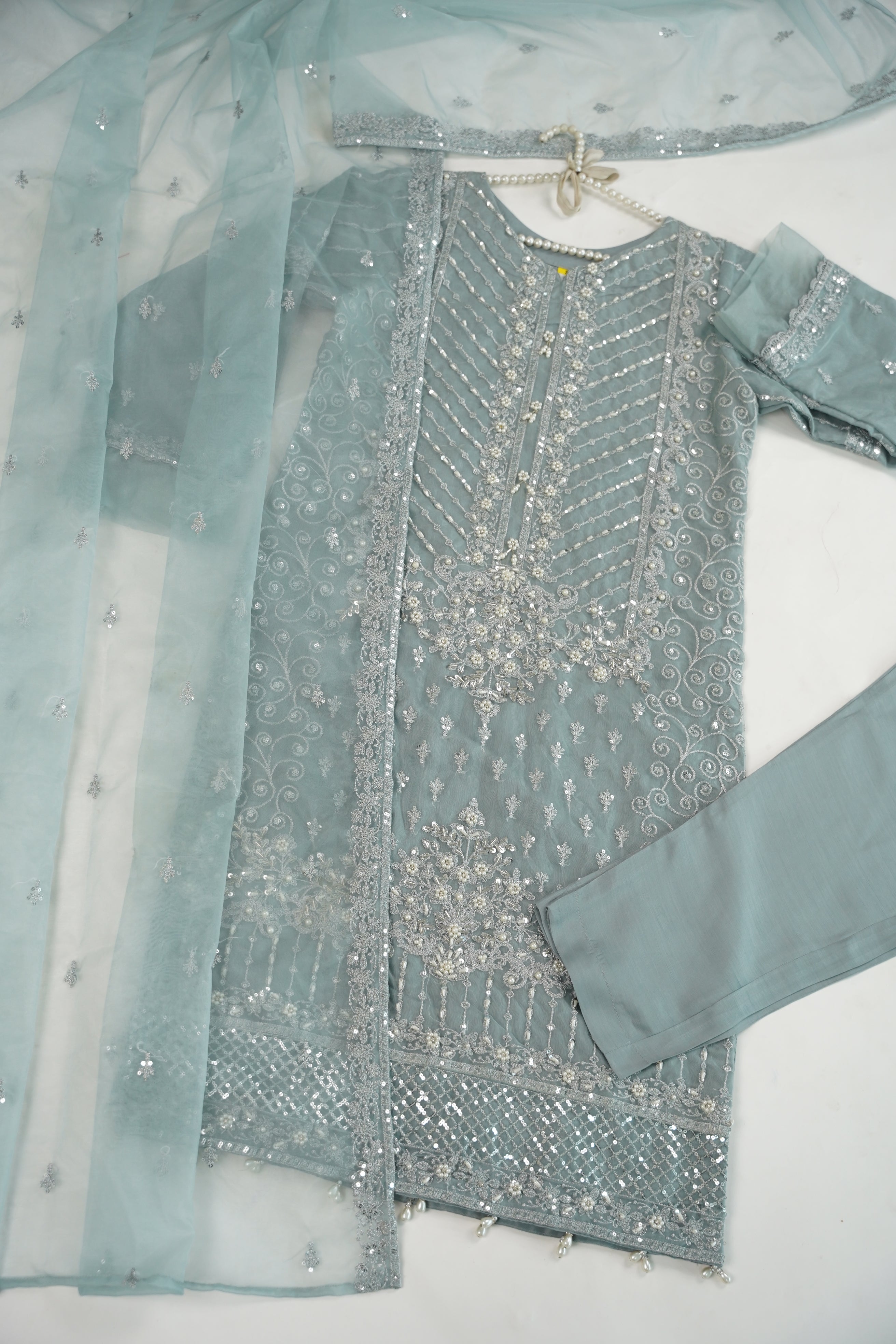 Tehwar - Luxury Organza Outfit - Festive Collection