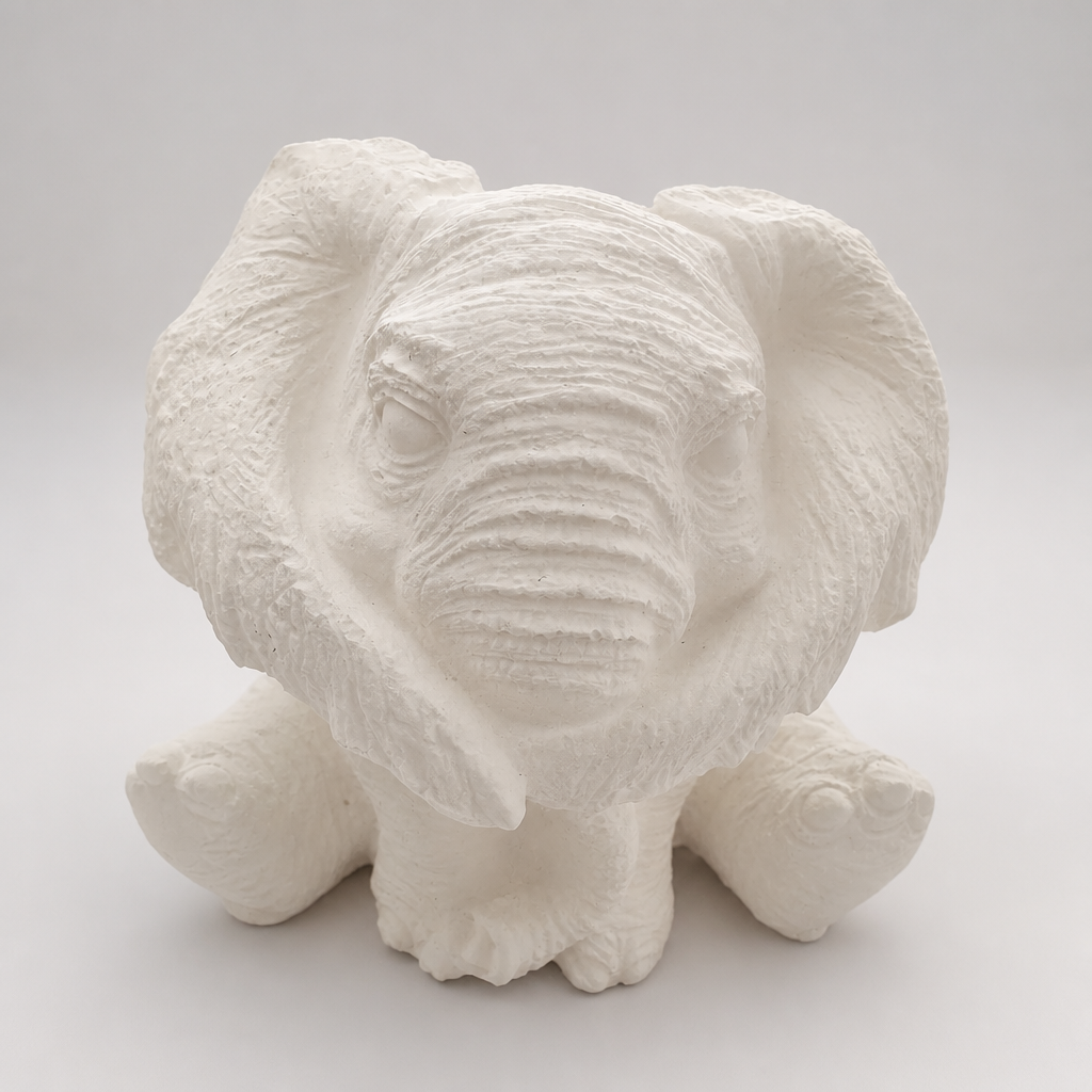 Handcrafted Eco Resin Elephant