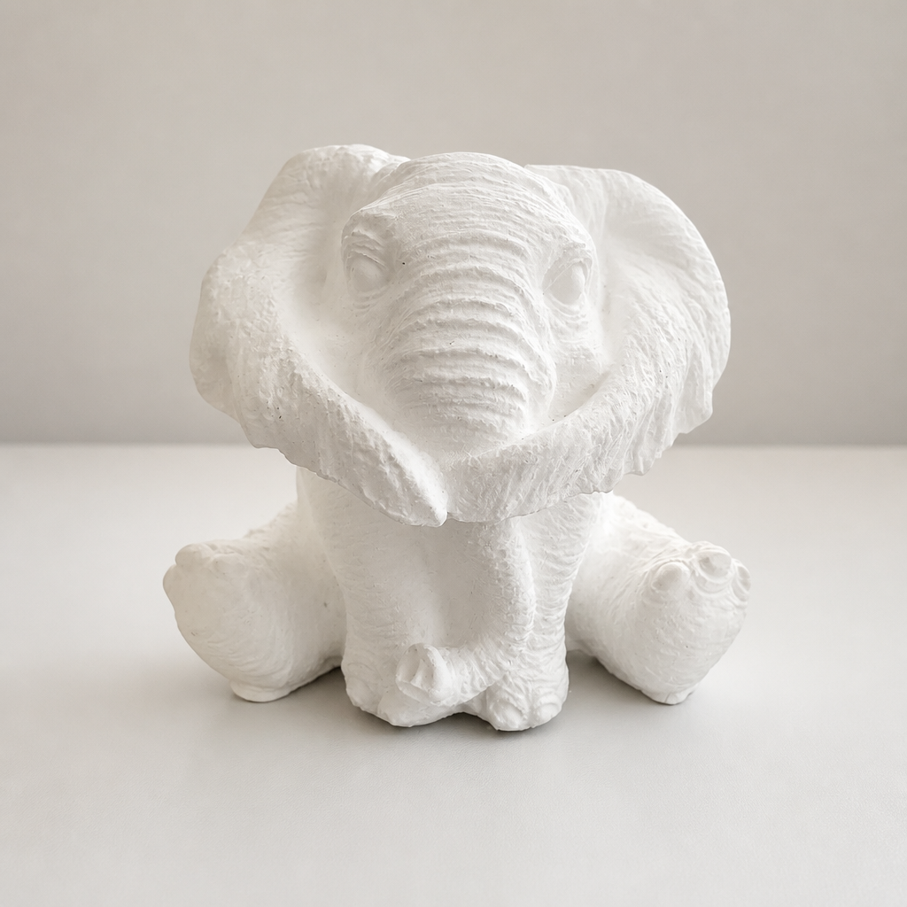 Handcrafted Eco Resin Elephant