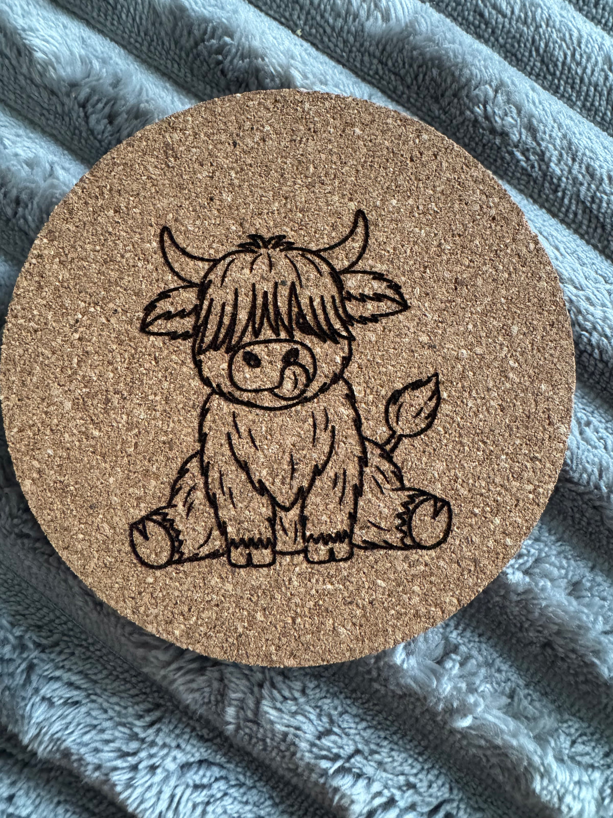 Highland Cow Coaster Set
