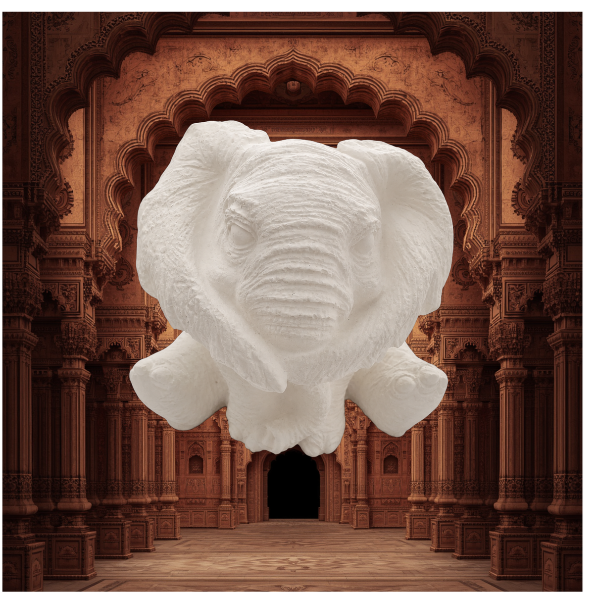 Handcrafted Eco Resin Elephant