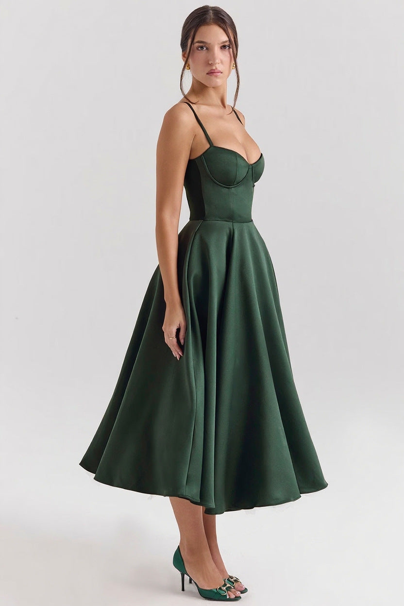 Mesh Maxi Double-layer Slip Dress