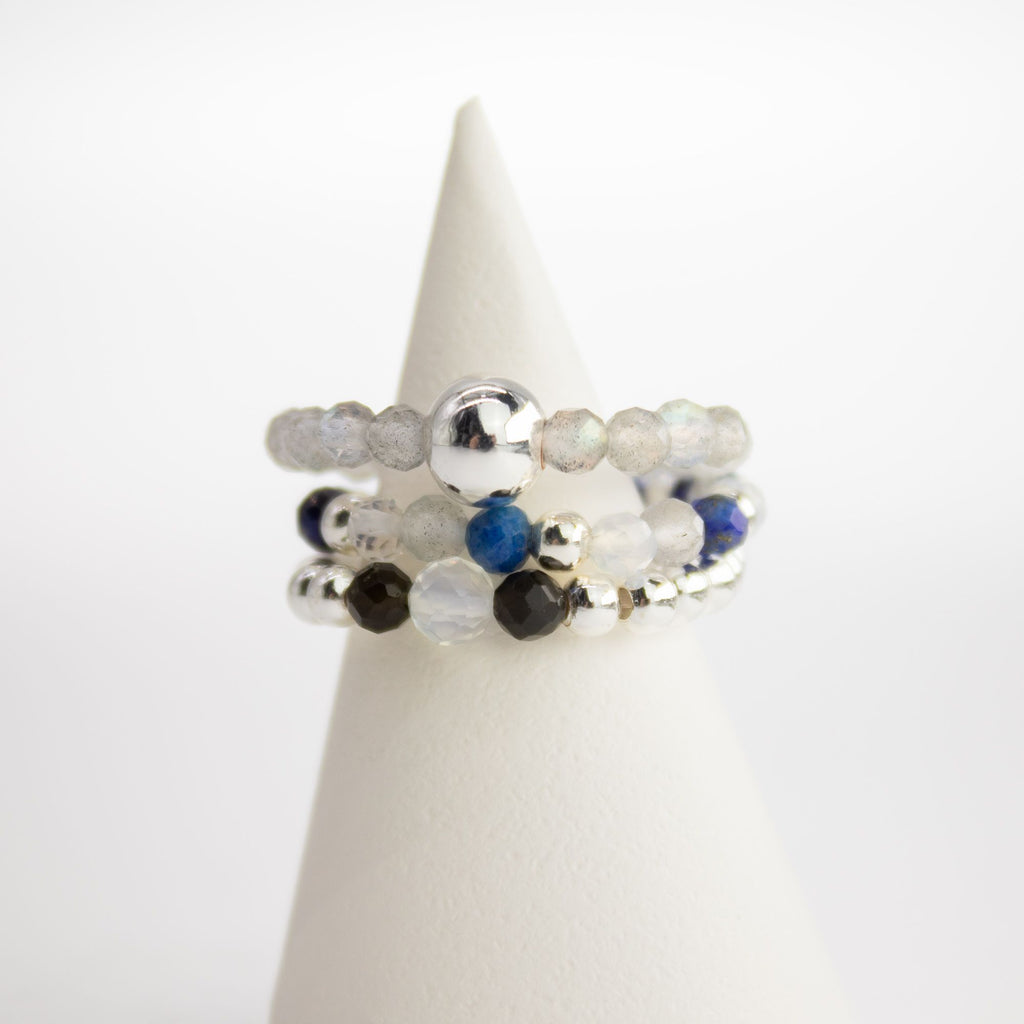 Nymph Spirit Gemstone Ring Set