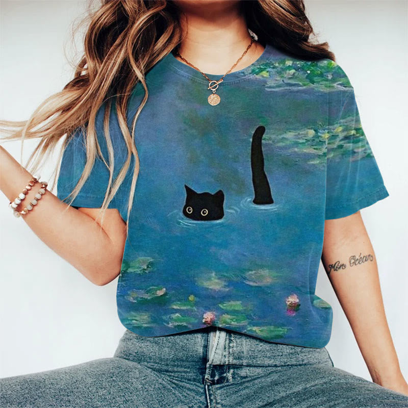 Women's Creative Design Casual Top With Print