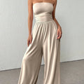 High-waisted Pants With A Tube Top