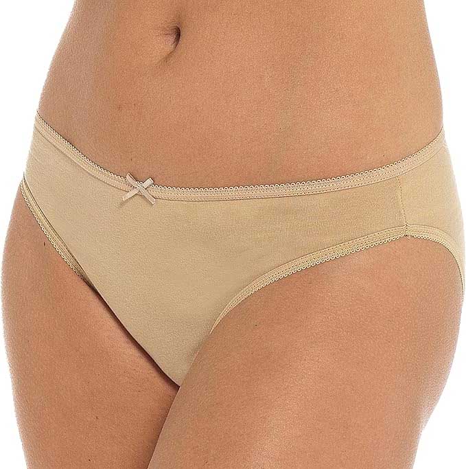 Dreamer Women's 10 Pack Animal Print Briefs Zebra Leopard Cotton Low Rise Knickers Set For Everyday Comfort And Breathability