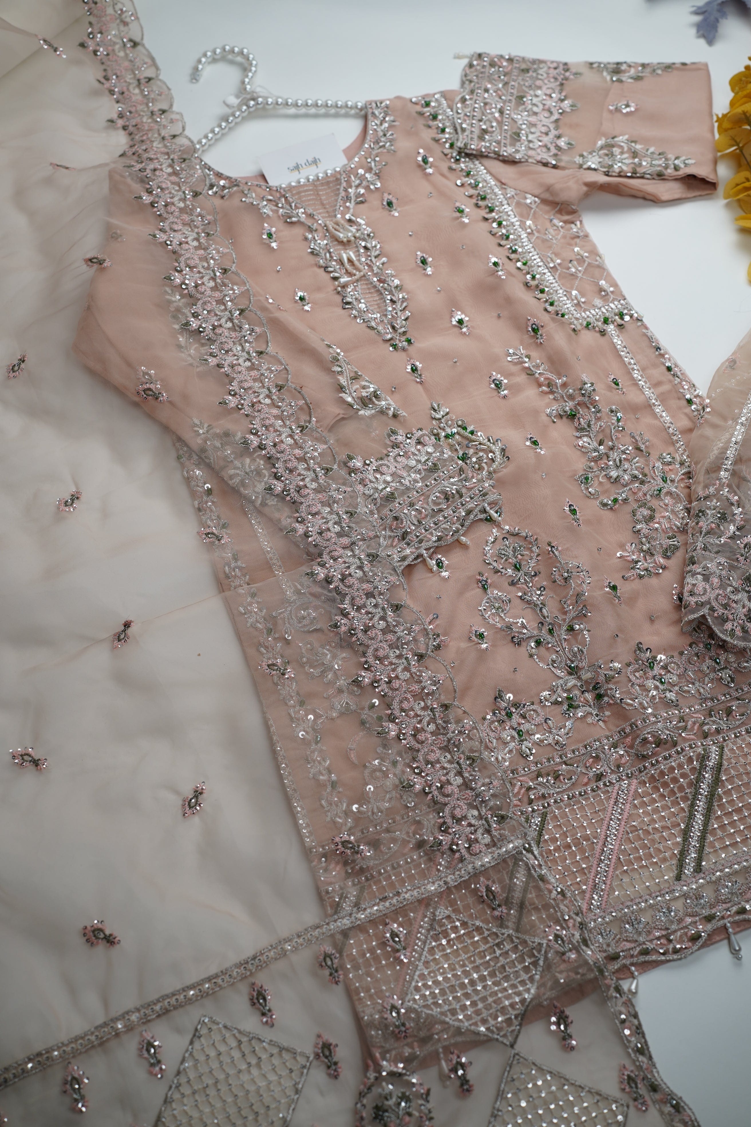 Tehwar - V3 - Luxury Festive Collection with Gharara - Organza
