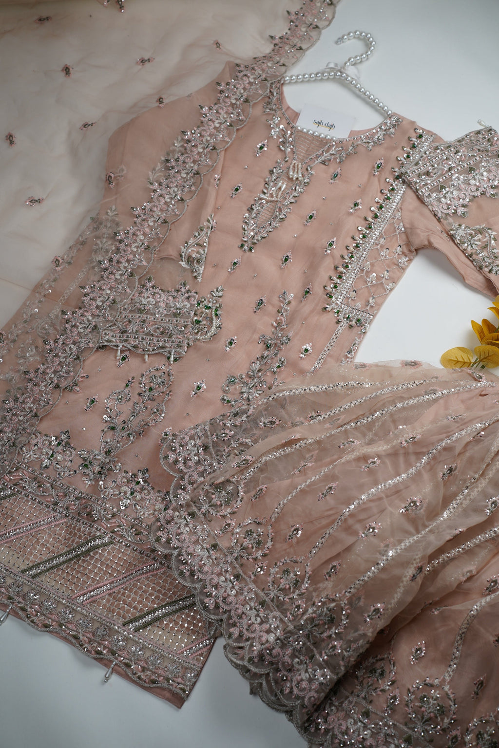 Tehwar - V3 - Luxury Festive Collection with Gharara - Organza