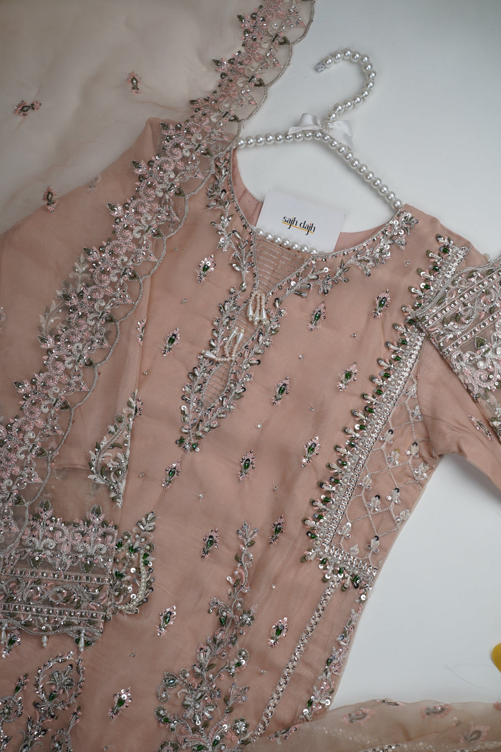 Tehwar - V3 - Luxury Festive Collection with Gharara - Organza